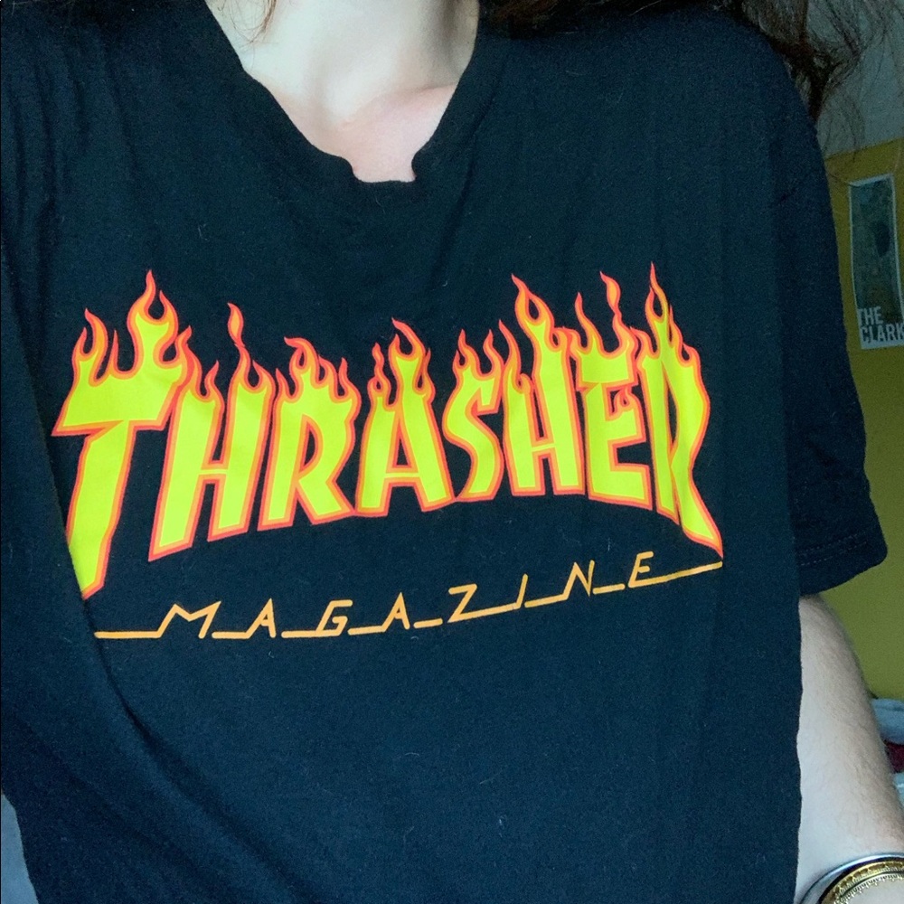 Thrasher Magazine black T-shirt